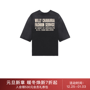 Chavarria 潮流男REVOLVE FASHION 休闲时尚 黑色 T恤 Willy