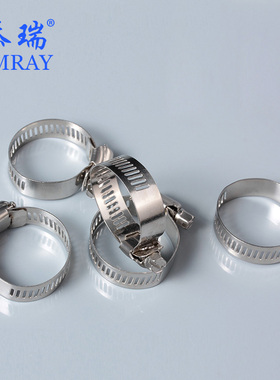 304不锈钢卡箍喉箍抱箍不锈钢卡管喉箍管夹管箍双钢丝卡M6M20M152