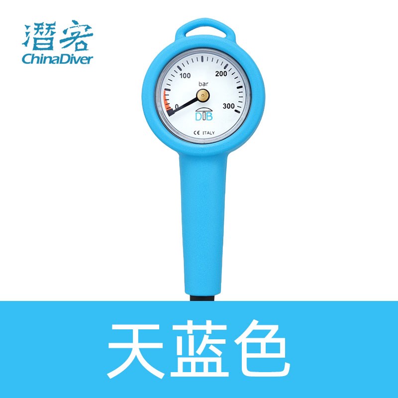DBT 潜水残压表压力单表水肺气压表意大利 Pressure Gauge 300bar