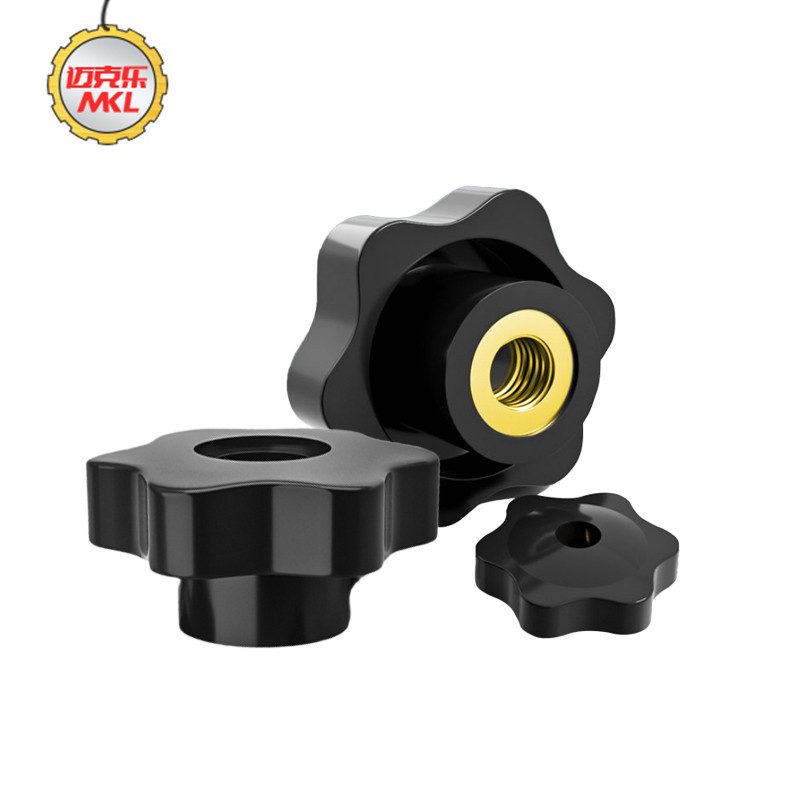 通孔六星梅花手柄快拆螺母盲孔六角星形手拧螺帽胶木把手旋钮M4M5,搬运/仓储/物流设备,机械式停车设备（立体停车库）,淘宝优惠券,粉丝福利购,淘宝优惠卷