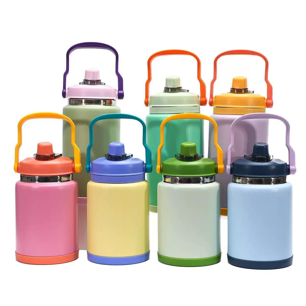 304不锈钢保温壶手提旅行大容量吨吨桶带提手户外运动保温杯