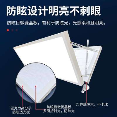 防眩目led无影灯羽毛球馆照明灯室内篮球网球兵乓球体育馆专用灯