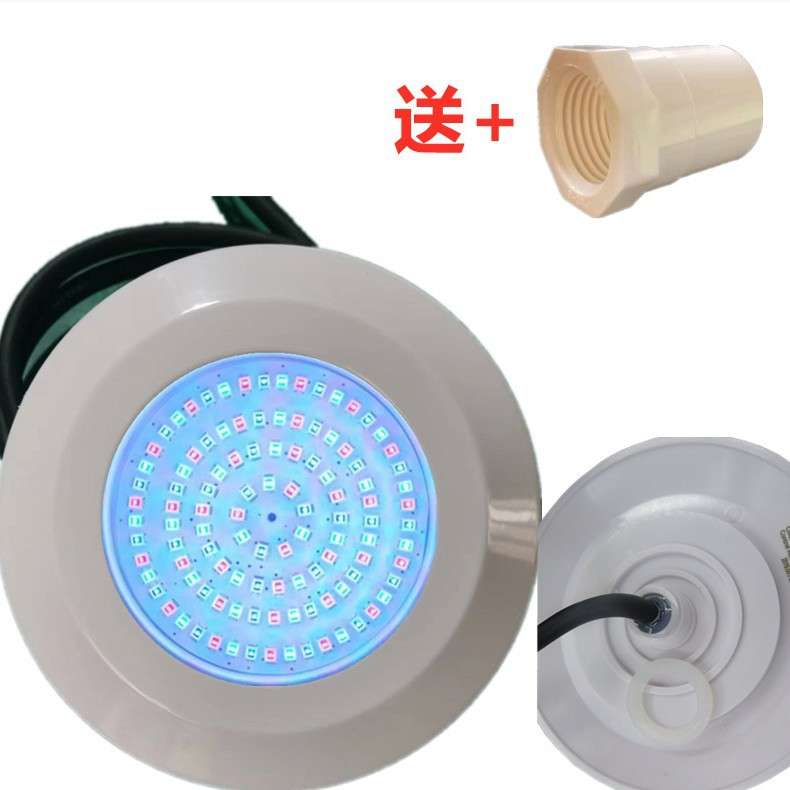 LED按摩池泳池灯RGB9WRGB外控单灯不含控制器潜水灯超亮IP68防水