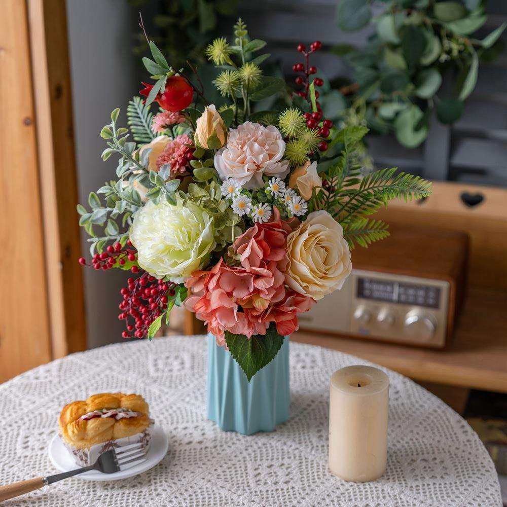 墙饰梧桐细雨梦初醒手札仿真花家居装饰花设计手捧花束CF01482,农机/农具/农膜,播种栽苗器/地膜机,淘宝优惠券,粉丝福利购,淘宝优惠卷