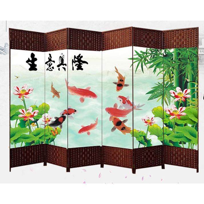 简易屏风隔断墙卧室客厅可移动现代简约遮挡帘折叠平风家用办公室