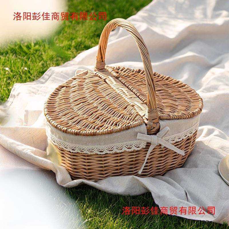 春游收纳篮田园风柳编编织手提收纳篮户外带盖保温网红野餐篮,农机/农具/农膜,播种栽苗器/地膜机,淘宝优惠券,粉丝福利购,淘宝优惠卷