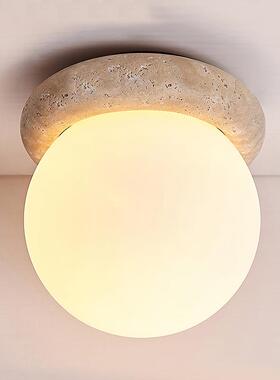 爆款黄洞石走廊过道LED吸顶灯北欧入户门厅创意玄关衣帽间吸顶灯