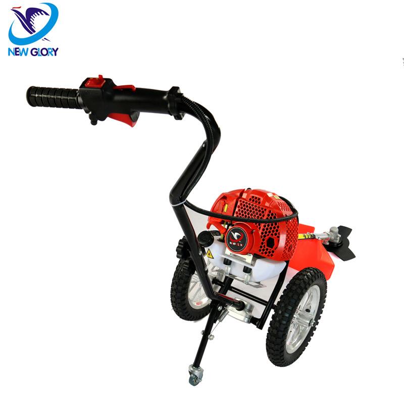 小型43cc2冲程手推式割草机碎草机果园割草机除草机