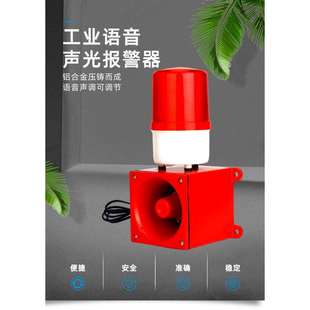 II仓库天车行车电子蜂鸣器STSG 声光报警器工业220VSJ 01船用厂用