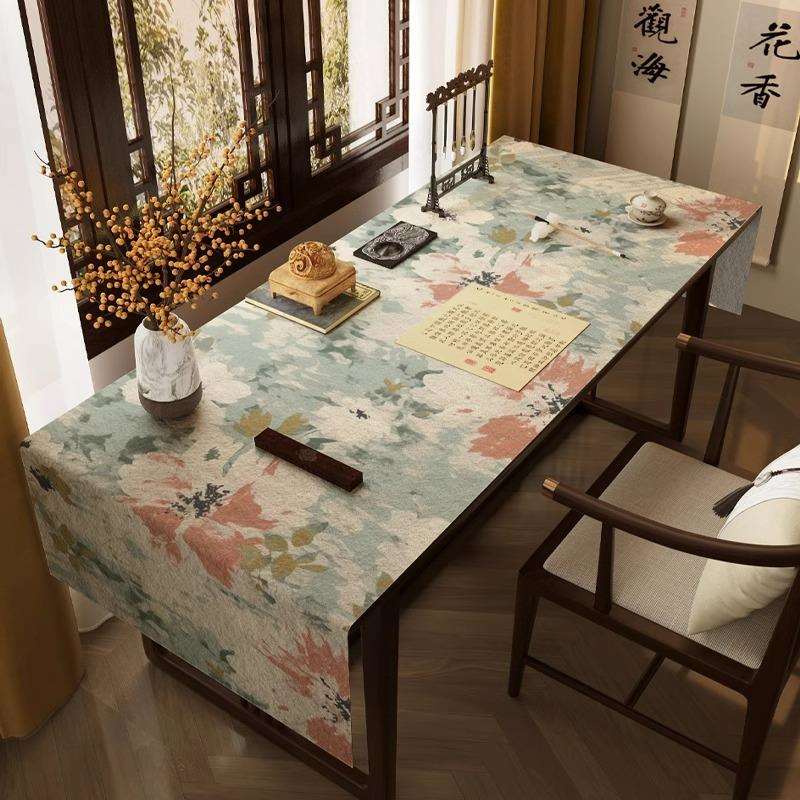 新中式创意毛毡垫油画风毛笔字小楷专用书法垫复古国画画毡加厚毛