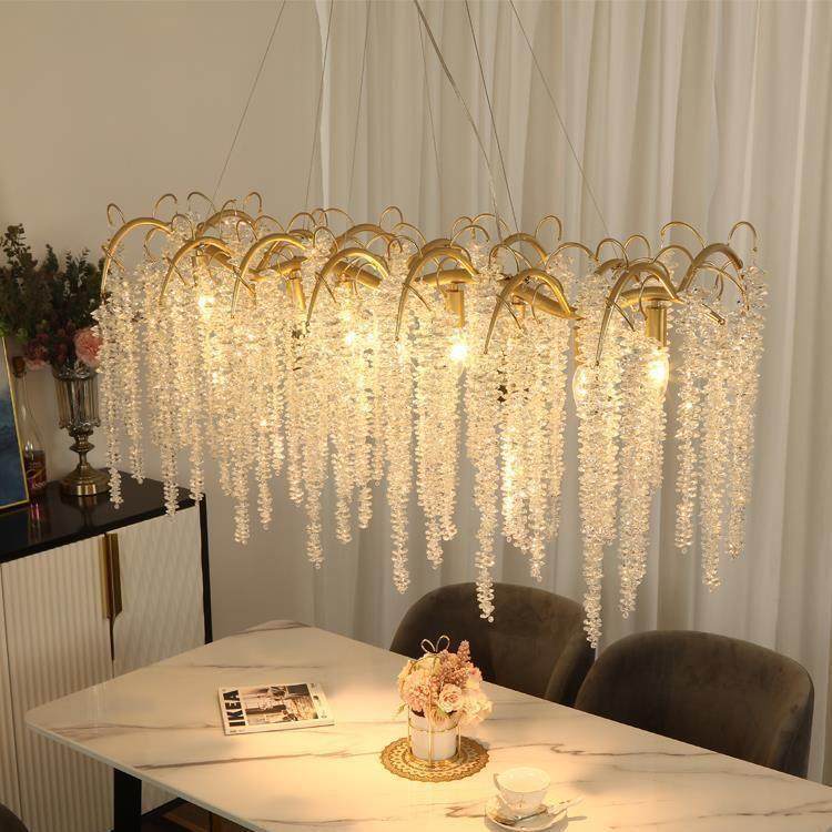 中山餐厅吊灯法式复古长方形餐桌设计感饭厅灯吧台灯流苏枝形轻奢,农机/农具/农膜,播种栽苗器/地膜机,淘宝优惠券,粉丝福利购,淘宝优惠卷