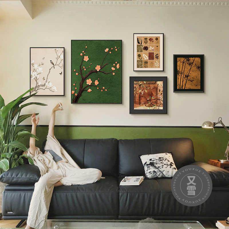 宋代美学客厅装饰画法式复古沙发背景组合壁画南洋中古风卧室挂画,农机/农具/农膜,播种栽苗器/地膜机,淘宝优惠券,粉丝福利购,淘宝优惠卷