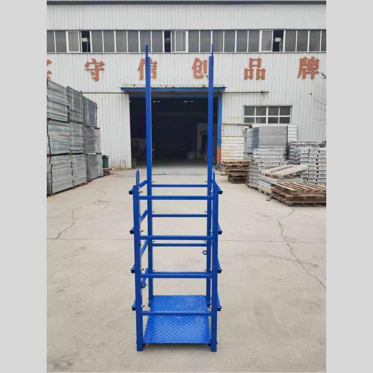 箱梁湿接缝施工吊篮 可折叠伸缩横隔板吊篮 蓝色挂篮厂家