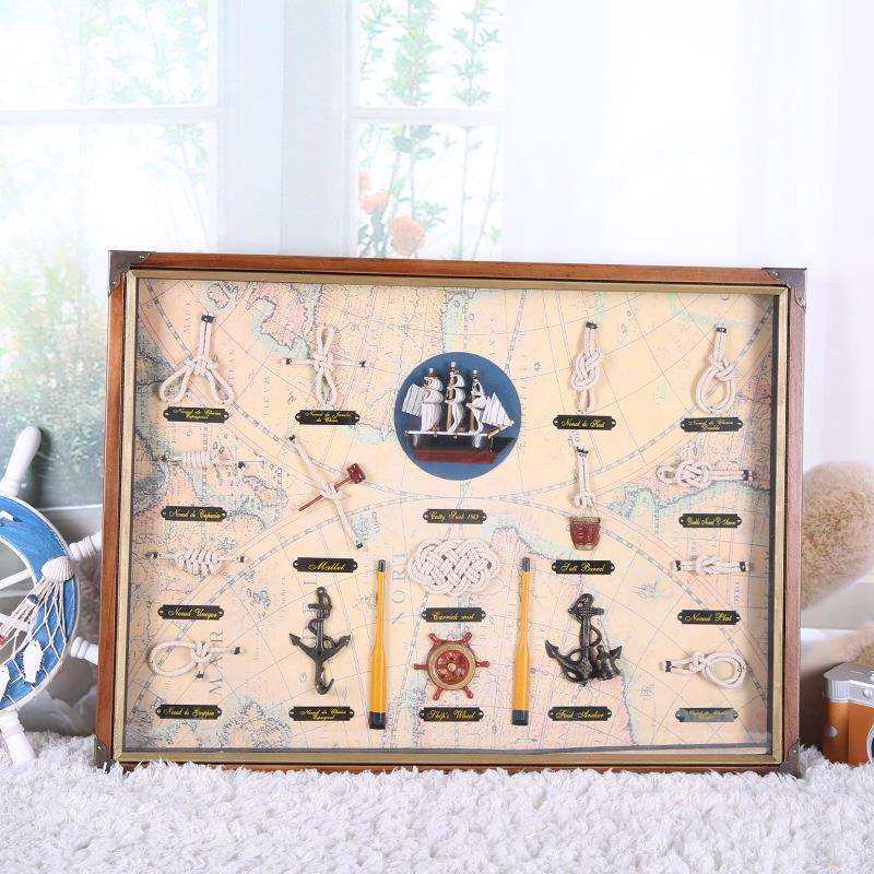 地中海水手绳结相框挂墙海洋挂画框式家居木质装饰品挂墙摆件,农机/农具/农膜,播种栽苗器/地膜机,淘宝优惠券,粉丝福利购,淘宝优惠卷