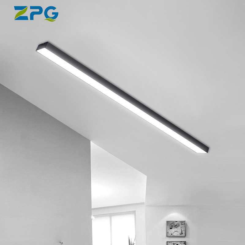 吊线长条形办公室吊灯吸吊两用简约现代店铺商用写字楼led办公灯