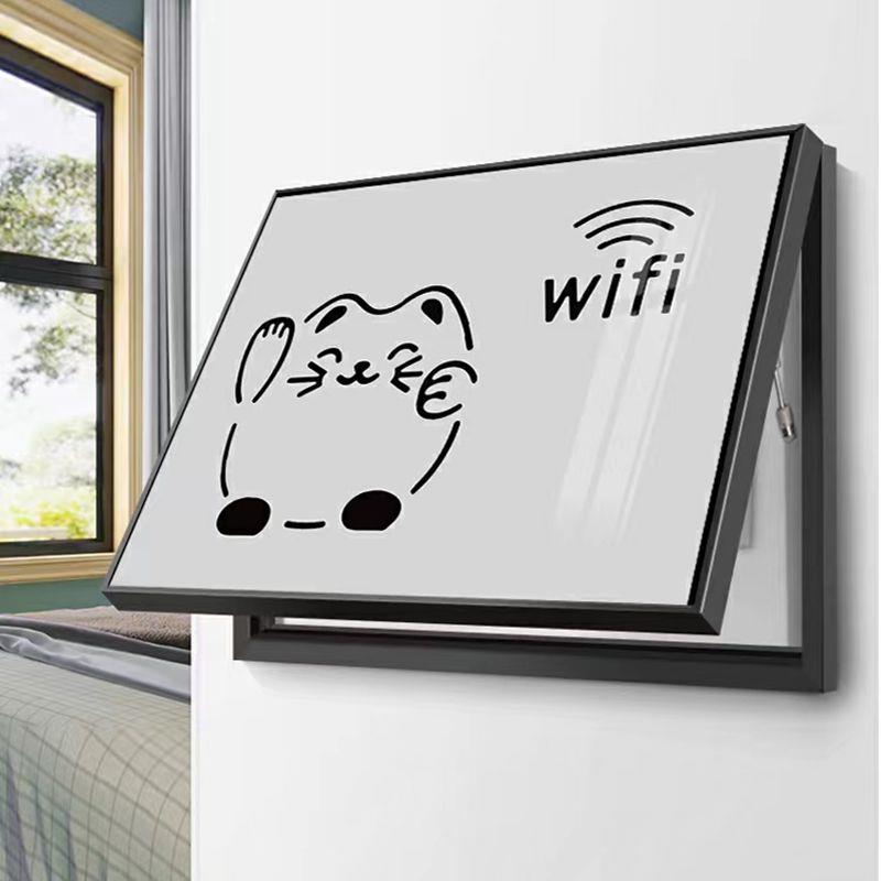 电表箱装饰画免打孔简约现代推拉开关盒电源配电箱电闸箱可爱挂画