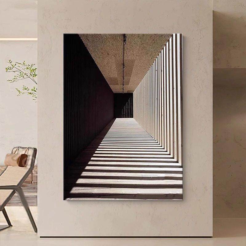 2025新款意式极简客厅背景墙装饰画高级感空间延伸感玄关落地挂画,家居饰品,现代装饰画,淘宝优惠券,粉丝福利购,淘宝优惠卷