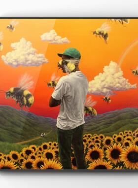 TylertheCreator专辑装饰画嘻哈说唱酒吧欧美北欧卧室客厅挂画