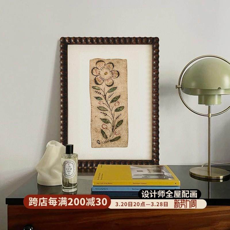繁花法式中古风小众艺术挂画老钱风客厅沙发背景玄关卧室装饰画,家居饰品,现代装饰画,淘宝优惠券,粉丝福利购,淘宝优惠卷