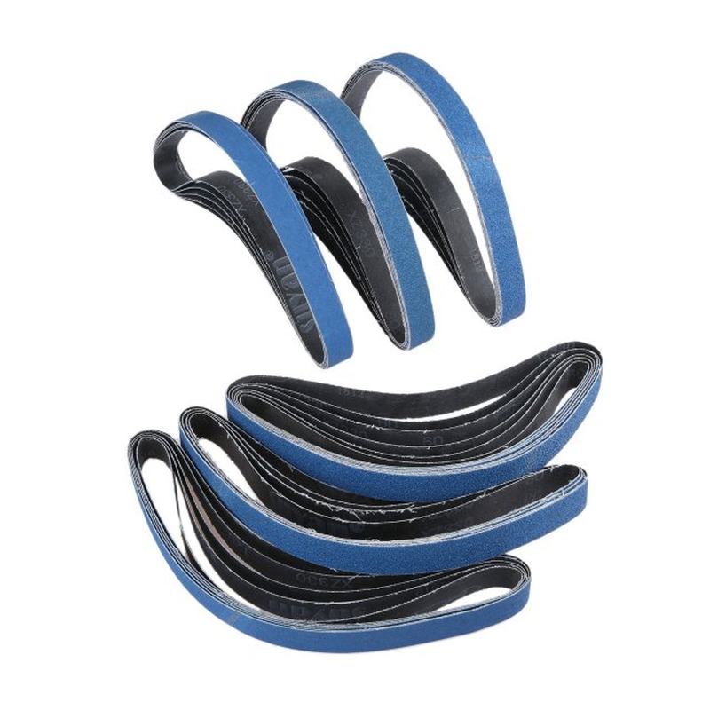极速10aPcs 25 * 762mm  Abrasive Sanding Belts for Air Belt S