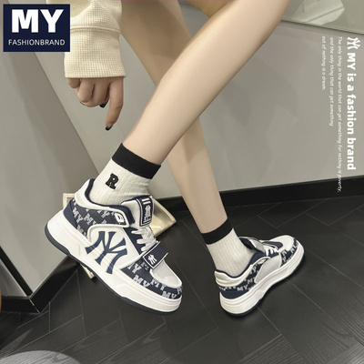 MY正品2024新款低帮日常百搭户外板鞋女厚底增高男情侣同款休闲鞋