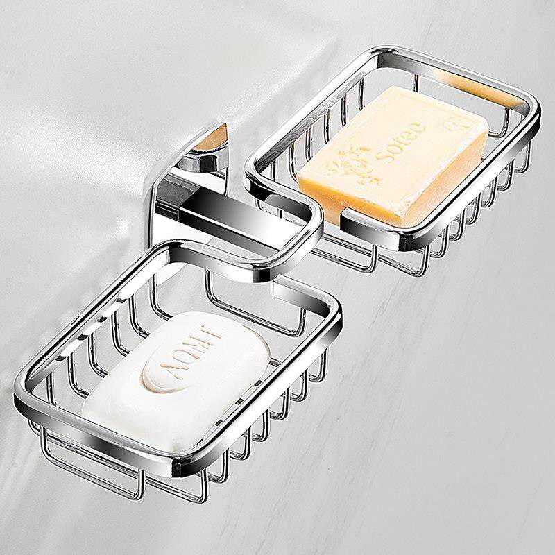 肥皂盒免打孔卫生间置物架浴室香皂盒壁挂式皂碟沥水家用收纳架子,家庭/个人清洁工具,皂盒,淘宝优惠券,粉丝福利购,淘宝优惠卷