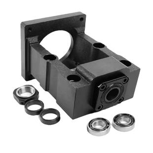 滚珠丝杆MBK/HM伺服/步进电机一体座固定支撑座卧式安装座支架