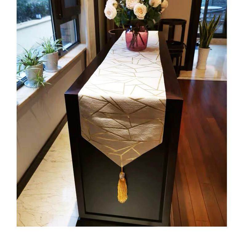 现代无障碍豪华灰色金色桌旗斯堪的纳维亚简单的餐桌咖啡桌旗长布,居家布艺,桌旗,淘宝优惠券,粉丝福利购,淘宝优惠卷