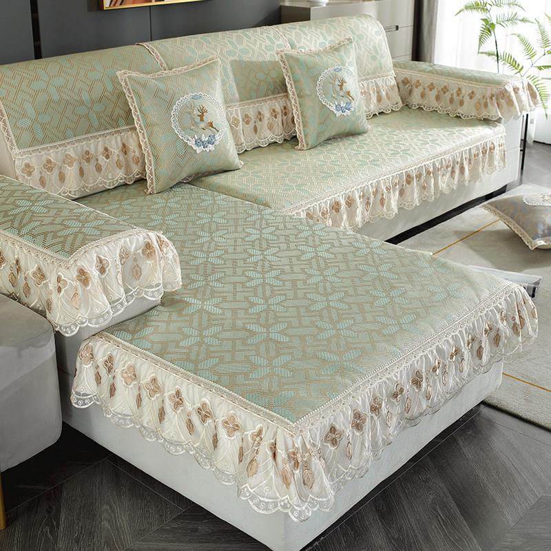 夏季沙发凉席坐垫防滑冰丝沙发垫欧式冰藤席防滑夏天2024新款凉垫,居家布艺,沙发垫,淘宝优惠券,粉丝福利购,淘宝优惠卷