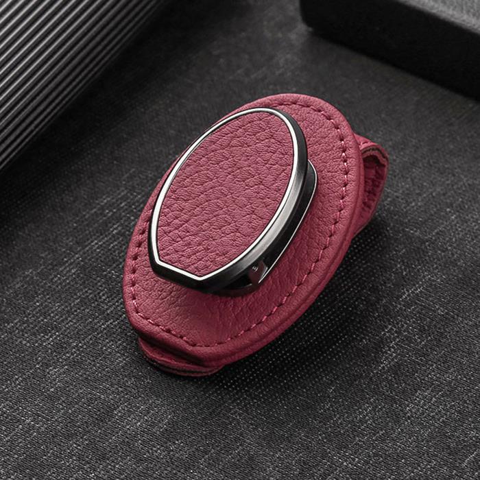 金属蒙皮汽车眼镜夹车载墨镜收纳盒创意高档内饰实用好物用品大全