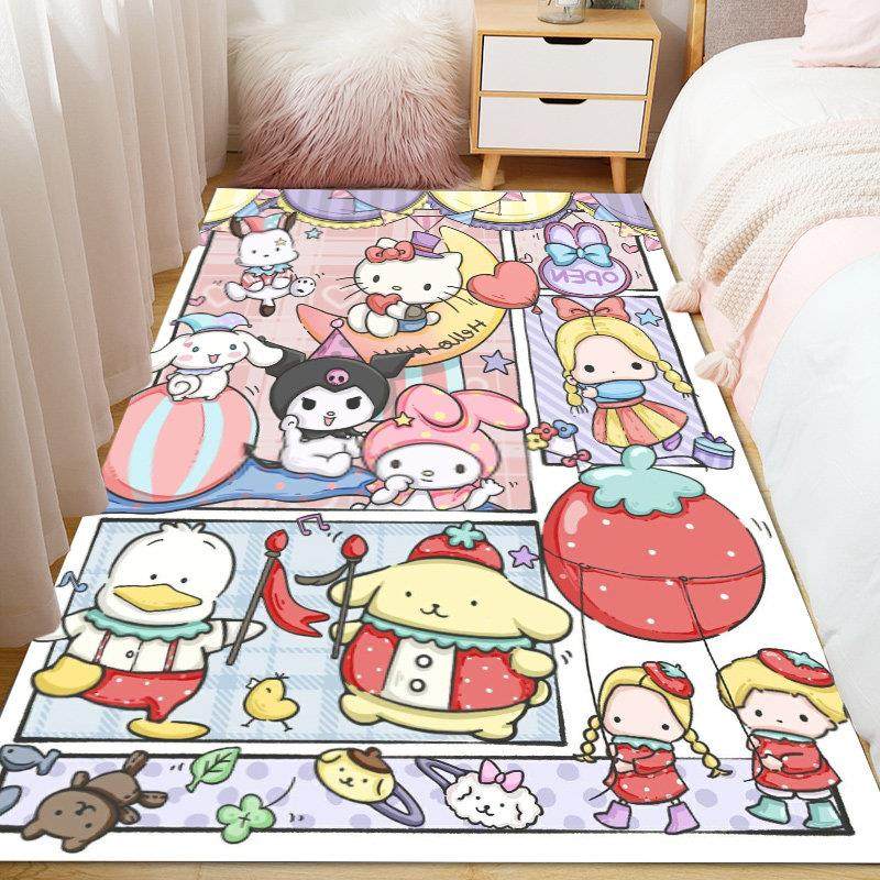 卡通儿童床边毯卧室可爱地毯客厅沙发地毯阅读区房间加厚飘窗地垫,居家布艺,床边毯,淘宝优惠券,粉丝福利购,淘宝优惠卷