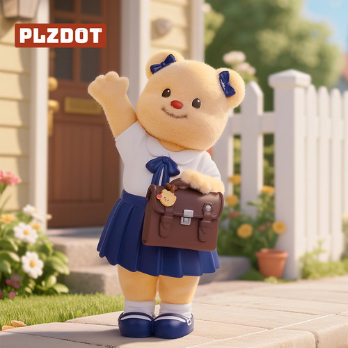plzdot黄油小熊多彩人生盲盒摆件