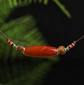 原创设计天然南红吊坠项链简约百搭款 珠宝节专享 KBR51031009