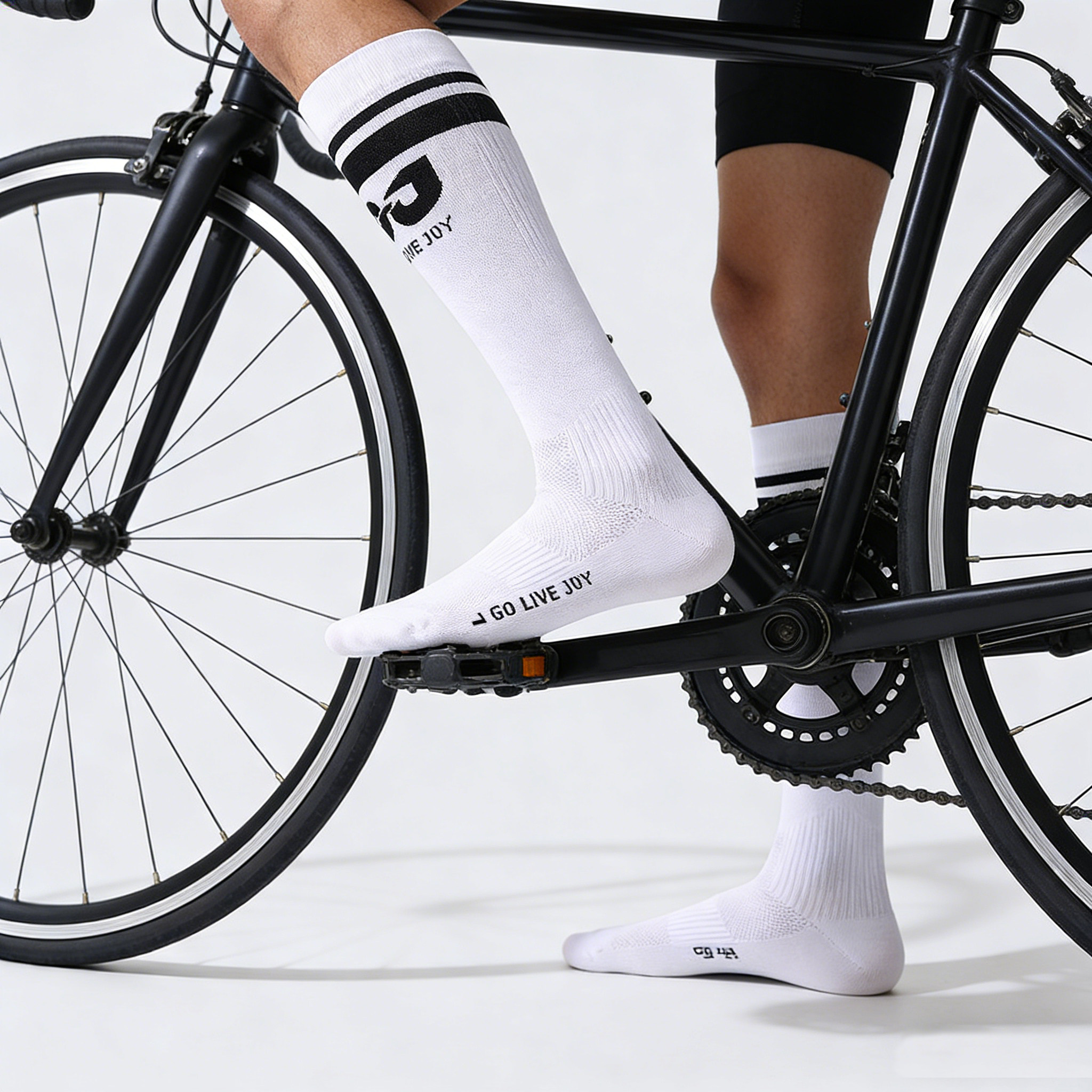 中长筒速干透气骑行袜