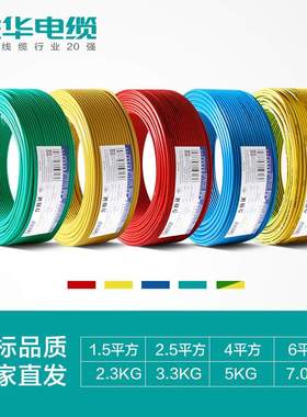 胜华电线WDZR-BYJ低烟无卤阻燃电线铜芯电线1.5/2.5/4/6平方