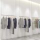 可调节吊顶货架 童装 拉丝银色不锈钢服装 店展示架悬挂钢丝吊架女装