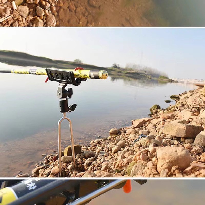 鱼竿支架钓鱼炮台支架鱼竿架大物鱼竿支架钓箱台钓地插鱼竿架