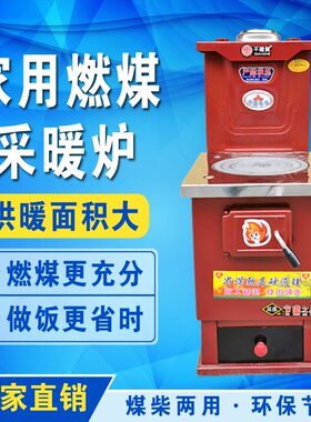 燃煤取暖炉木柴火采暖炉地暖锅炉家庭用暖气做饭炉子节能取暖设备