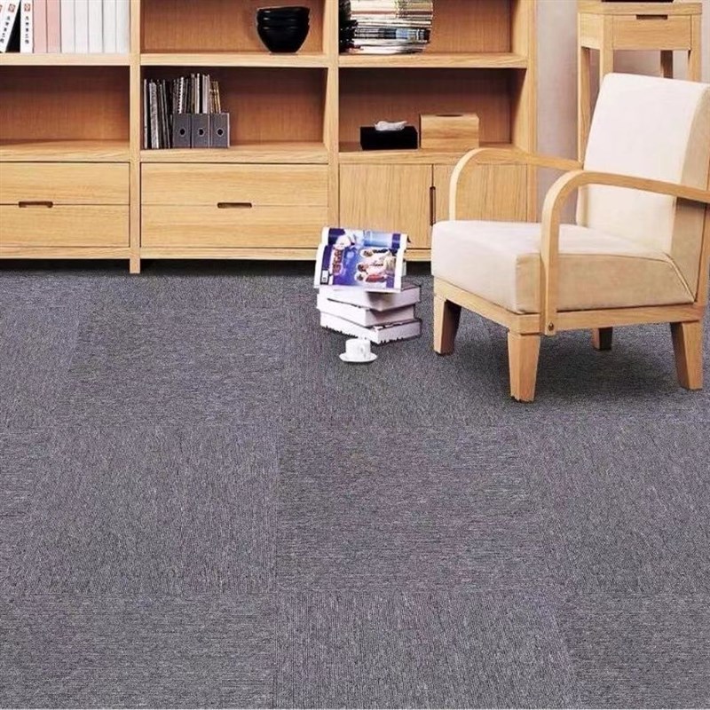 办公室地毯方块拼接pvc卧室客厅大面积商用高档写字楼工作室满铺