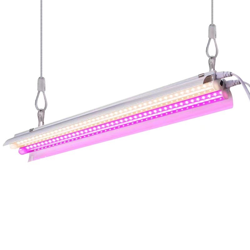 新款全光谱育苗led植物生长灯管室内T5多肉专用30w补光灯照明1米2