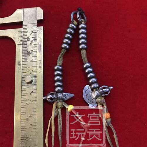 宫贡复刻天铁托甲精品手工佛珠配件文玩手串配饰R配件百搭复古个