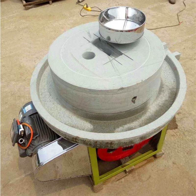 磨豆浆米浆石磨 加工坊磨小麦荞麦粉设备 糯米破碎磨元宵面机