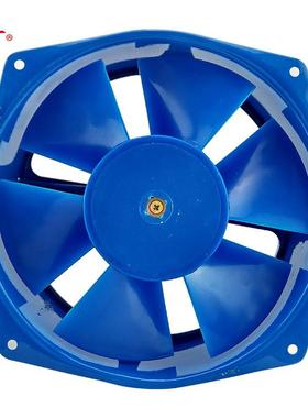 直销200FZY2-D蓝色铁壳220V/380V散热风扇21070大风量机箱风扇