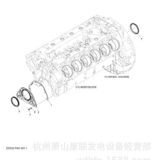 65.01905-0032油封保持器垫圈DP222CC 斗山