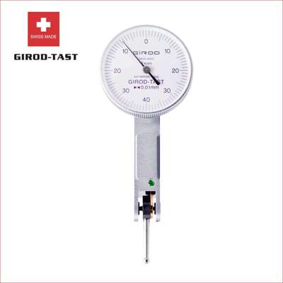 瑞士基诺GIROD-TAST 0.01mm 0.8高精进口杠杆百分表 GT1252 1452