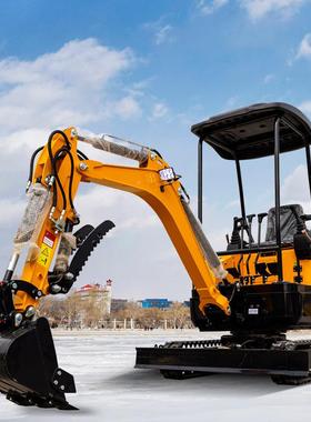 1.8吨全机液压先导小型履带掘挖A 出口欧美HT18液压EP认证燃油小