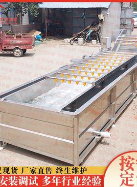 供AOJ全应自动果 蔬清洗机果蔬酱深加流水线 高压喷淋工蔬菜清洗