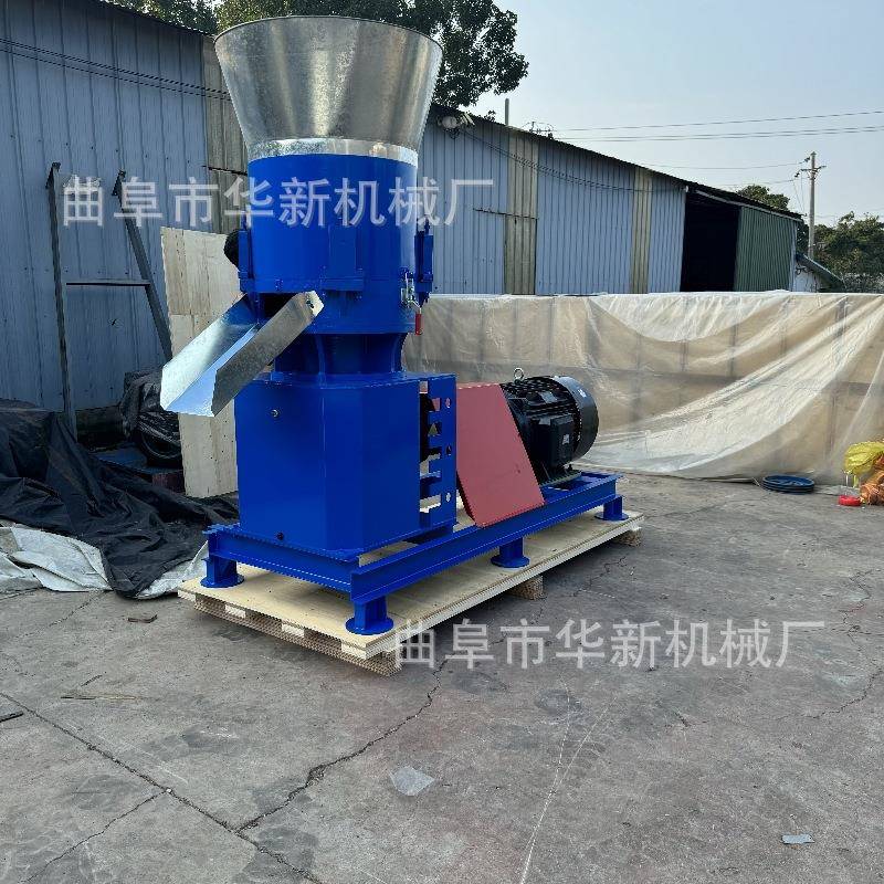 玉米麦麸秸秆制粒机牛羊颗粒饲料机平模颗粒饲料机畜牧养殖饲料机