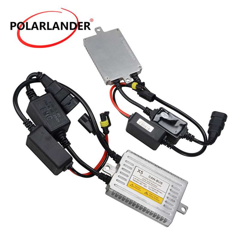 2个 55W氙气灯CANBUS解码安定器X5