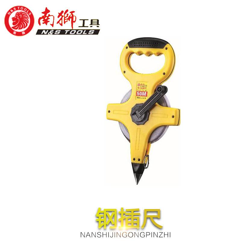 厂家不锈钢卷尺南狮50M架式钢插尺高刻度圆形卷尺